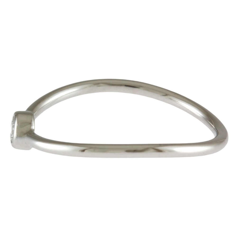 ティファニー ウェーブ シングルロウ ダイヤモンド リング 指輪 7.5号 Pt950プラチナ ダイヤモンド TIFFANY&Co. 中古 美品 ティファニー ウェーブ シングルロウ ダイヤモンド リング 指輪 7.5号 Pt950プラチナ ダイヤモンド TIFFANY&Co. 中古 美品