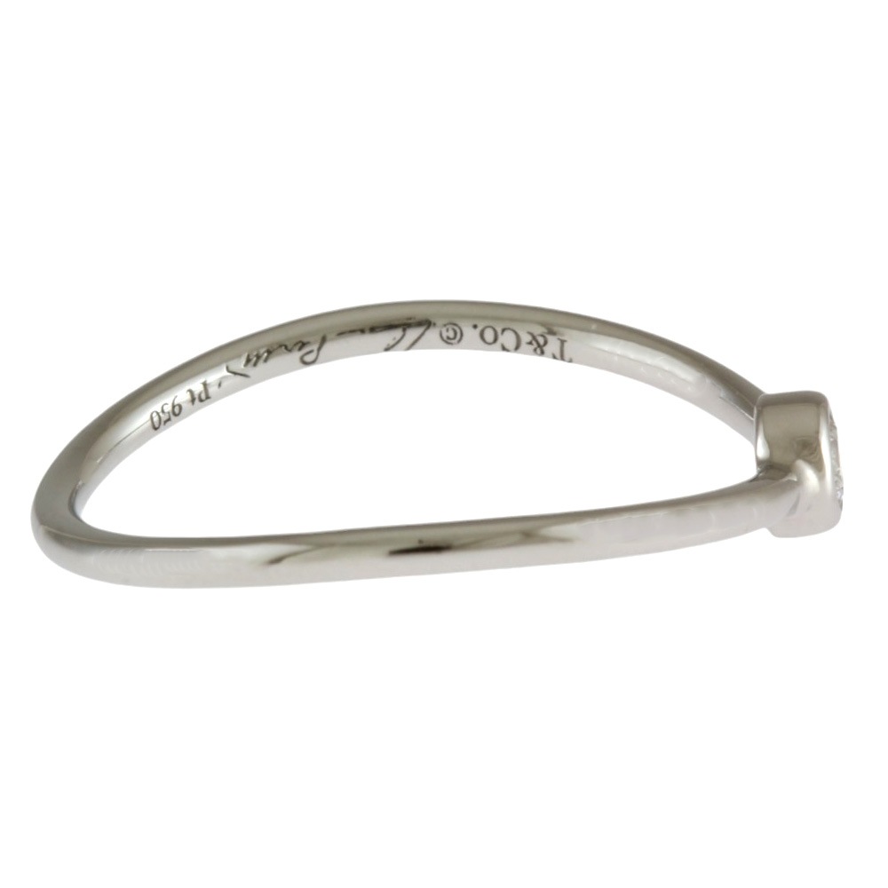 ティファニー ウェーブ シングルロウ ダイヤモンド リング 指輪 7.5号 Pt950プラチナ ダイヤモンド TIFFANY&Co. 中古 美品 ティファニー ウェーブ シングルロウ ダイヤモンド リング 指輪 7.5号 Pt950プラチナ ダイヤモンド TIFFANY&Co. 中古 美品