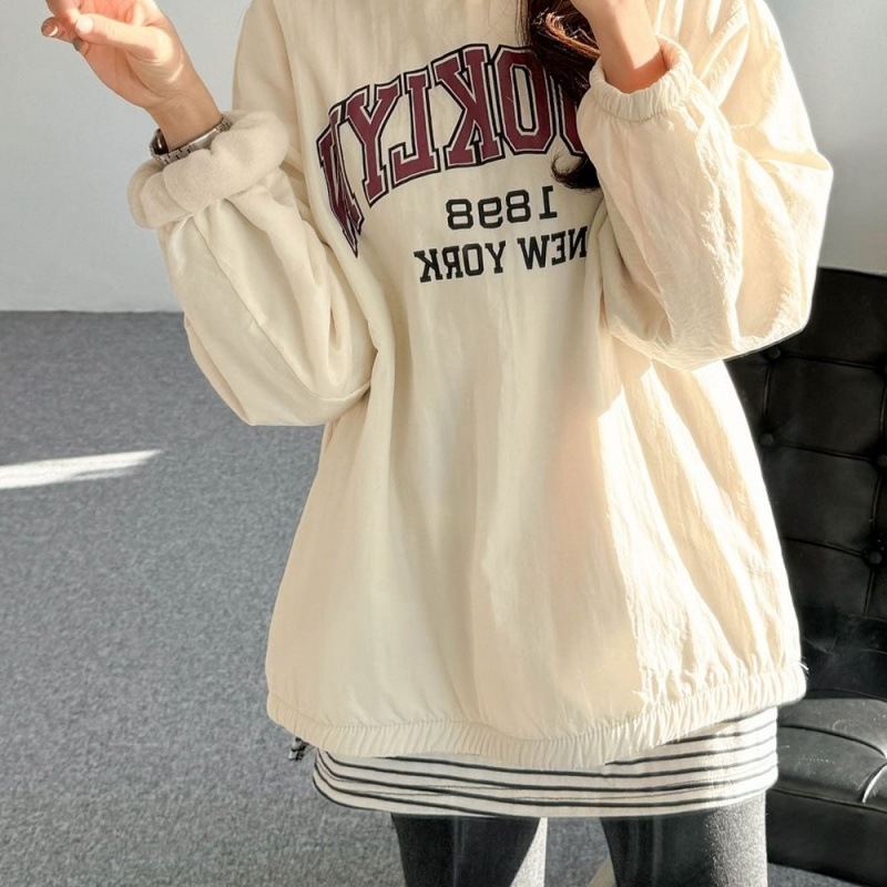 [pippin] ピピン ブルックリン ナイロン 起毛 マンツーマンTシャツ #111011