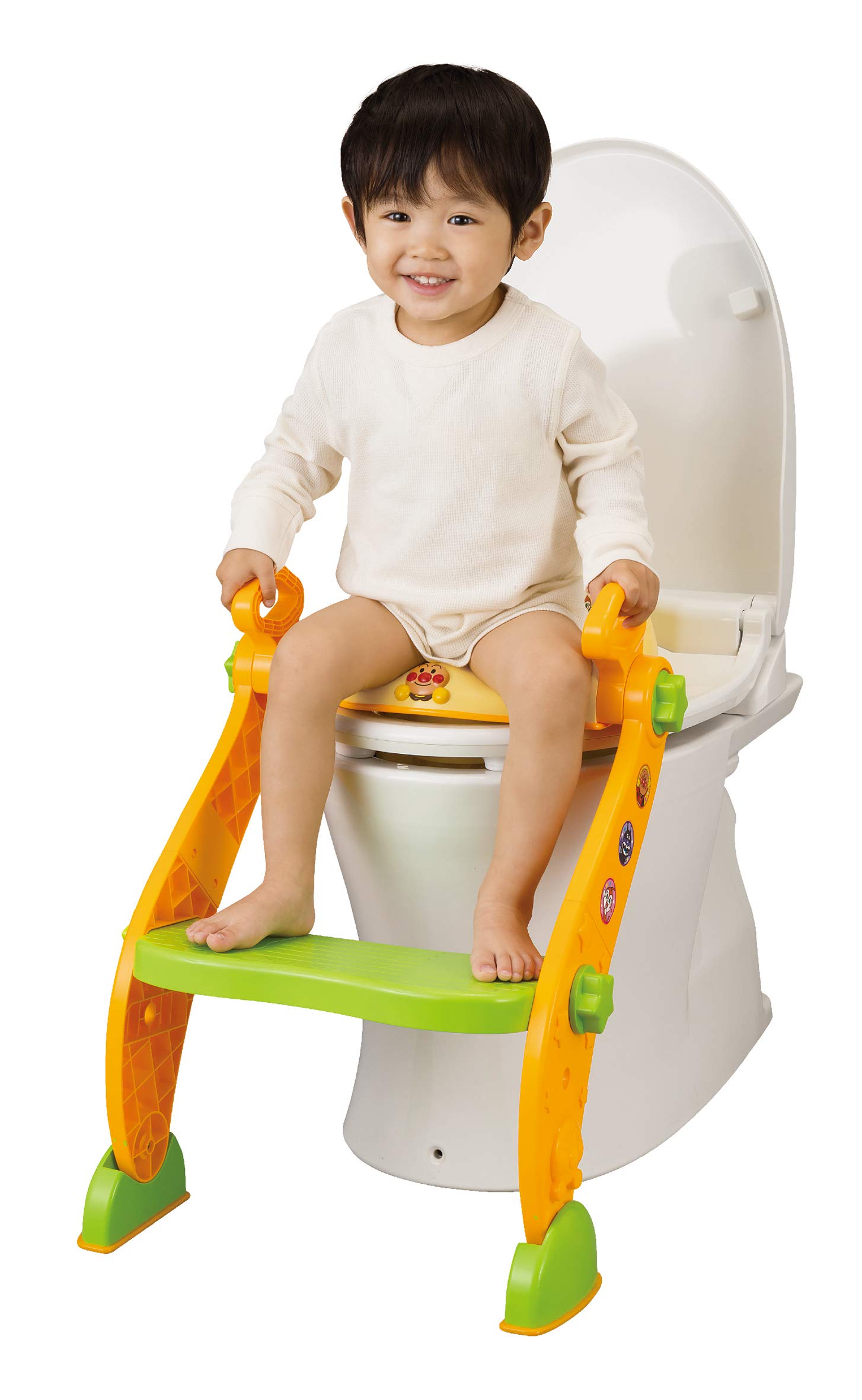 アガツマ アンパンマン 2WAYでつかえる ステップ付き 補助便座 1個 (x 1)