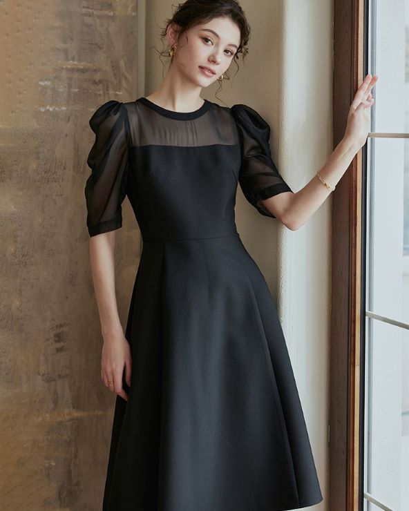 パフスリーブフレアワンピス ワンピース 入園式 ワンピ 結婚式 二次会 入学式 大人 上品 卒業式 OL パーティードレス ドレス フォーマル パフスリーブフレアワンピス ワンピース 入園式 ワンピ 結婚式 二次会 入学式 大人 上品 卒業式 OL パーティードレス ドレス フォーマル