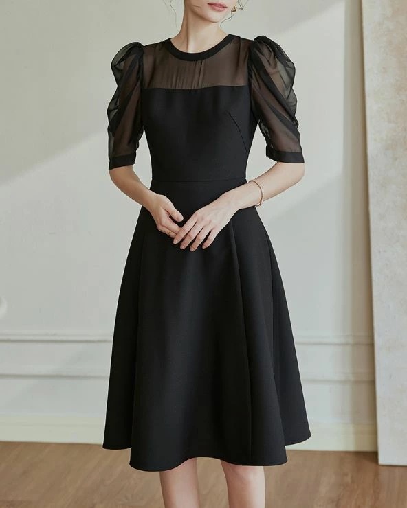 パフスリーブフレアワンピス ワンピース 入園式 ワンピ 結婚式 二次会 入学式 大人 上品 卒業式 OL パーティードレス ドレス フォーマル パフスリーブフレアワンピス ワンピース 入園式 ワンピ 結婚式 二次会 入学式 大人 上品 卒業式 OL パーティードレス ドレス フォーマル