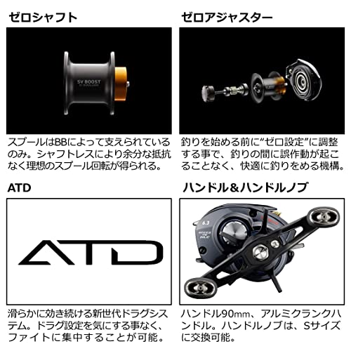 ダイワ Daiwa ベイトキャスティングリール 最高の スティーズ A Tw Hlc 8 1r