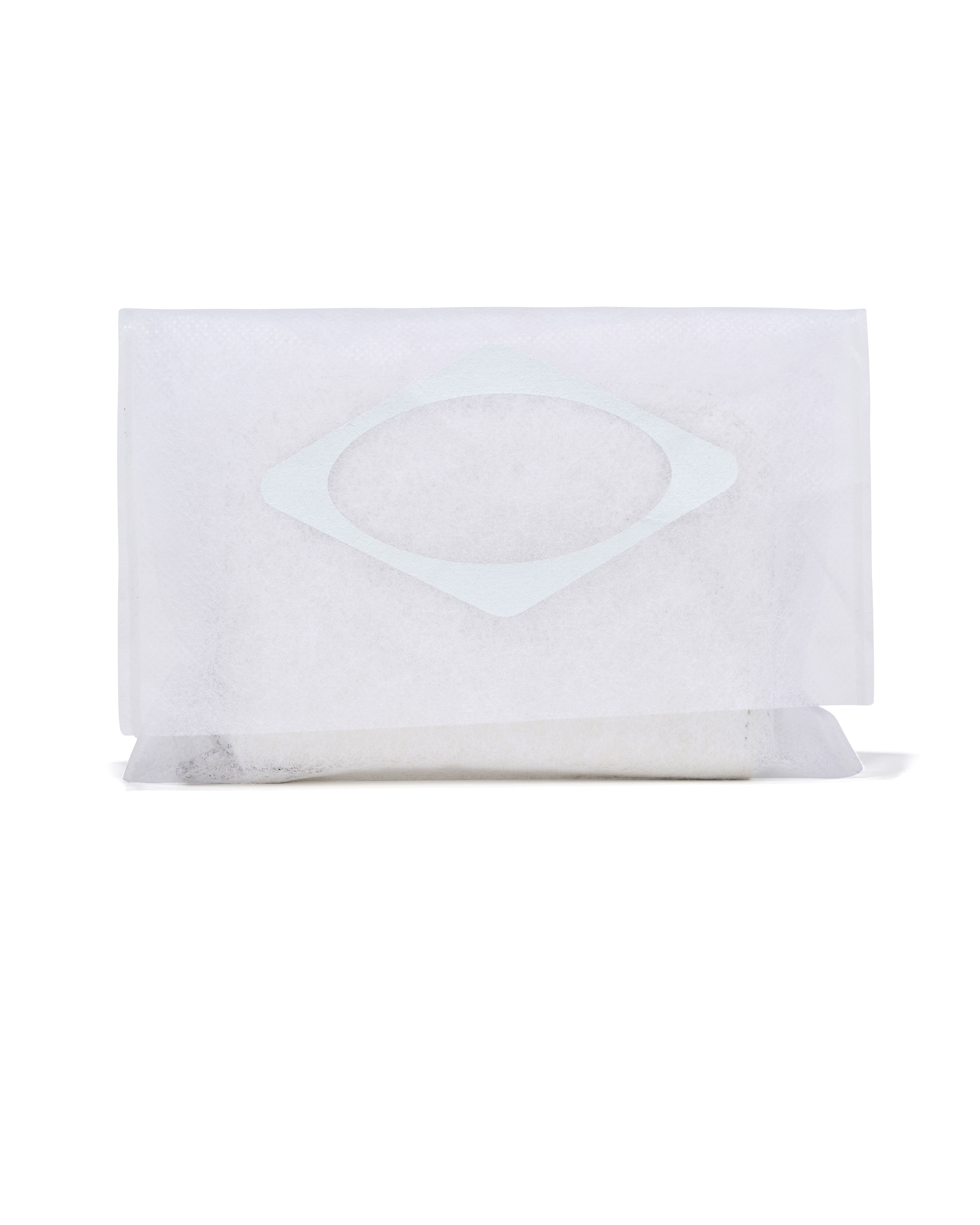 MISCHIEF】 RHOMBUS ZIP-AROUND WALLET : WHITE