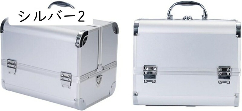 化粧品収納ボックス コスメボックス 大容量 プロ式 アルミ 持ち運び メイクボックス コスメ収納 整理簡単 小物入れ スキンケア製品の保管 多機能化粧品ケース 防水防塵 旅行