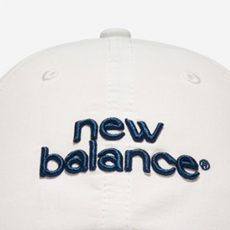 ニューバランス レターグラフィック ナイロンボールキャップ NBGDFBW102-(10)ホワイト