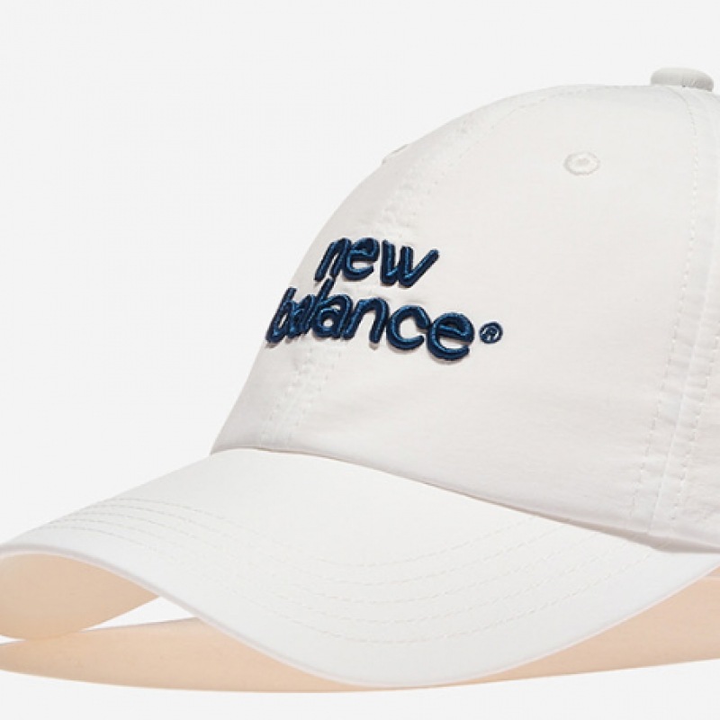 ニューバランス レターグラフィック ナイロンボールキャップ NBGDFBW102-(10)ホワイト