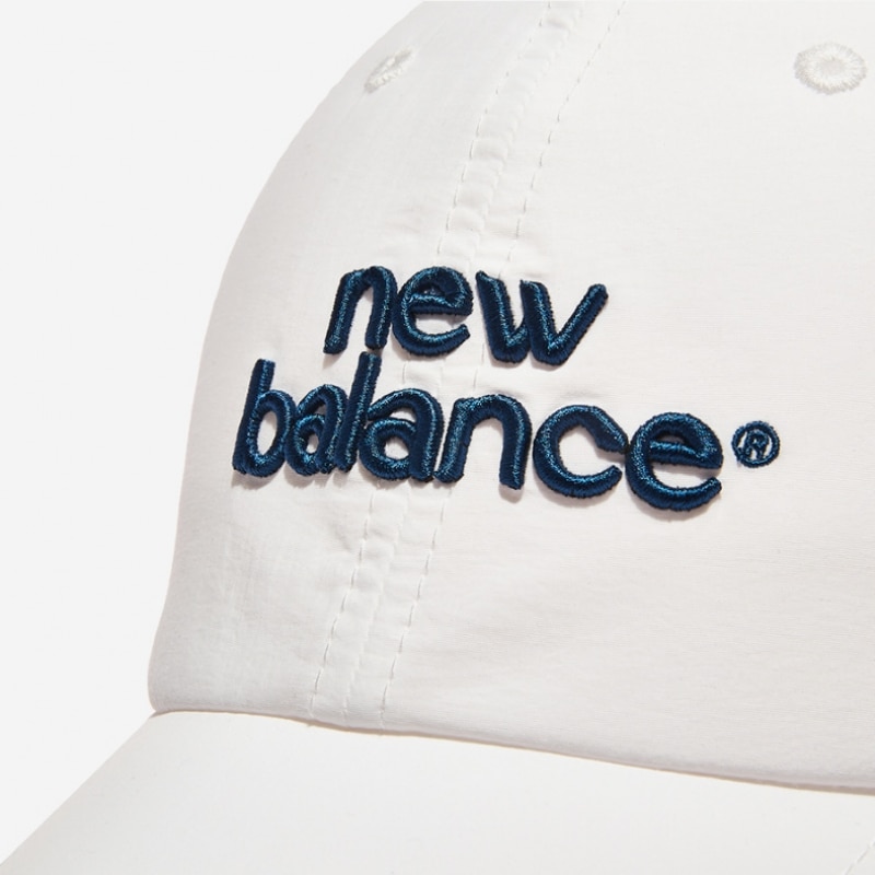 ニューバランス レターグラフィック ナイロンボールキャップ NBGDFBW102-(10)ホワイト