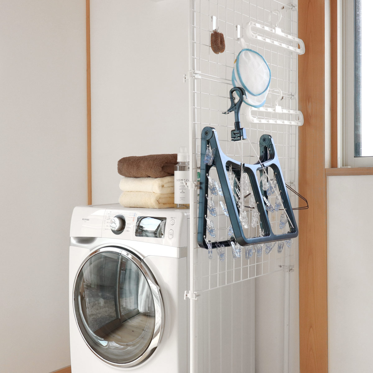 突っ張り パーテーション 突ぱりネット間仕切り 幅70cm 突っ張りラック ワイヤーネット 突っ張り パーテーション 突ぱりネット間仕切り 幅70cm 突っ張りラック ワイヤーネット