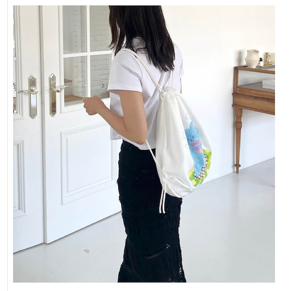 NewJeans ミンジ 着用★POSTER OFFICE★Bear String Backpack NewJeans ミンジ 着用☆POSTER OFFICE☆Bear String Backpack