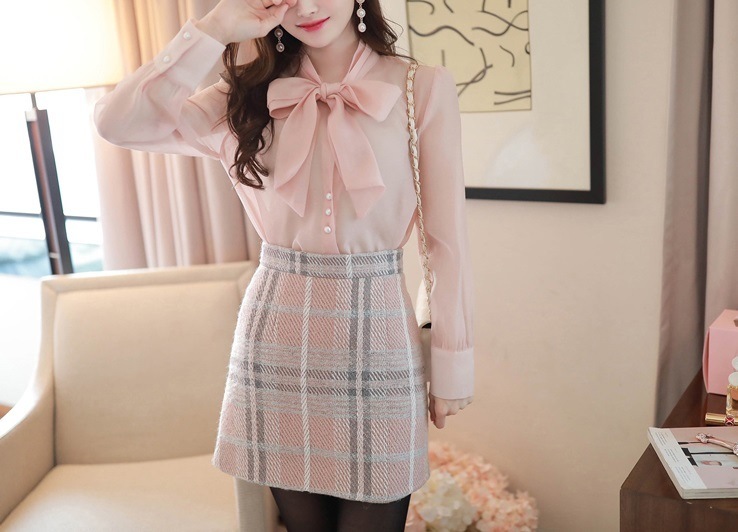 ガーリー レディース ボウタイ 妖精 春新作 春 オフィス インナー 3l 通勤服 スーツ シフォン 長袖 大きいサイズ 白 秋 トップス フェミニン リボン ブラウス ピンク ガーリー レディース ボウタイ 妖精 春新作 春 オフィス インナー 3l 通勤服 スーツ シフォン 長袖 大きいサイズ 白 秋 トップス フェミニン リボン ブラウス ピンク