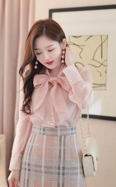 ガーリー レディース ボウタイ 妖精 春新作 春 オフィス インナー 3l 通勤服 スーツ シフォン 長袖 大きいサイズ 白 秋 トップス フェミニン リボン ブラウス ピンク ガーリー レディース ボウタイ 妖精 春新作 春 オフィス インナー 3l 通勤服 スーツ シフォン 長袖 大きいサイズ 白 秋 トップス フェミニン リボン ブラウス ピンク