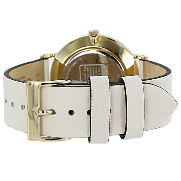 腕時計 コーチ レディース ユニセックス 男性 女性 20代 仕事用 レザー 時計 チョーク アイボリー スリムケース オシャレ ブランド ギフト ポイント消化 腕時計 コーチ レディース ユニセックス 男性 女性 20代 仕事用 レザー 時計 チョーク アイボリー スリムケース オシャレ ブランド ギフト ポイント消化