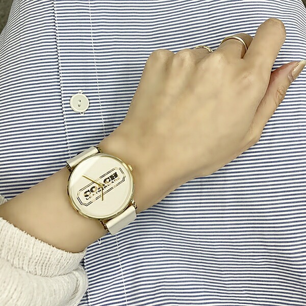腕時計 コーチ レディース ユニセックス 男性 女性 20代 仕事用 レザー 時計 チョーク アイボリー スリムケース オシャレ ブランド ギフト ポイント消化 腕時計 コーチ レディース ユニセックス 男性 女性 20代 仕事用 レザー 時計 チョーク アイボリー スリムケース オシャレ ブランド ギフト ポイント消化