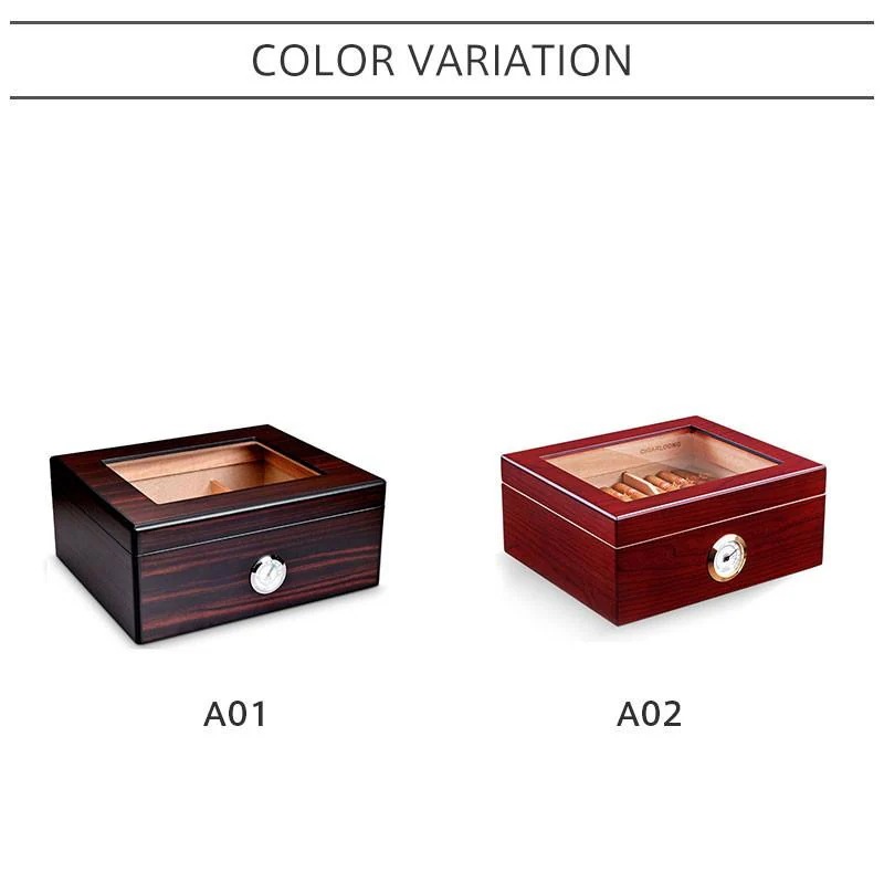 葉巻収納ボックス ガラス 父の日 ヒュミドール シガー 葉巻ケース 湿度計 シガーケース ホーム オフィス パティオ用 ヒュミドールマグネット 葉巻収納ボックス ガラストップ 父の日 ヒュミドール シガー 葉巻