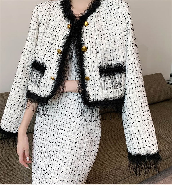 Qoo10] スカートスーツ セットアップ レディース