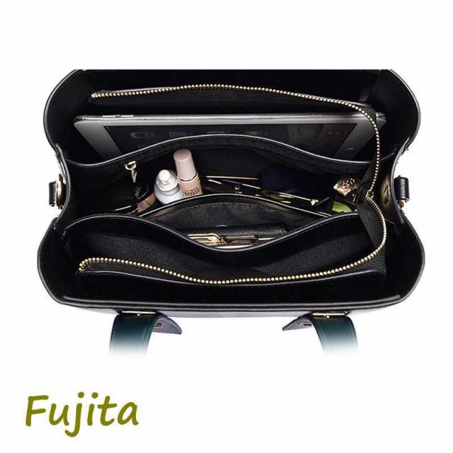 トートバッグ レディース ショルダーバッグ 薄い レザー 大きめ 通勤 バッグ おしゃれ 大容量 ビジネスバッグ ファスナー付き TOTEBAG