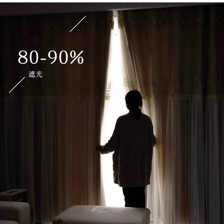 韓国ファッション カーテンセット遮光カーテン+レース2枚組/ レースカーテン 断熱 遮光 省エネ レースカーテン/ UVカット防音 北欧風 かわいい ホームデザイン 韓国ファッション カーテンセット遮光カーテン+レース2枚組/ レースカーテン 断熱 遮光 省エネ レースカーテン/ UVカット防音 北欧風 かわいい ホームデザイン