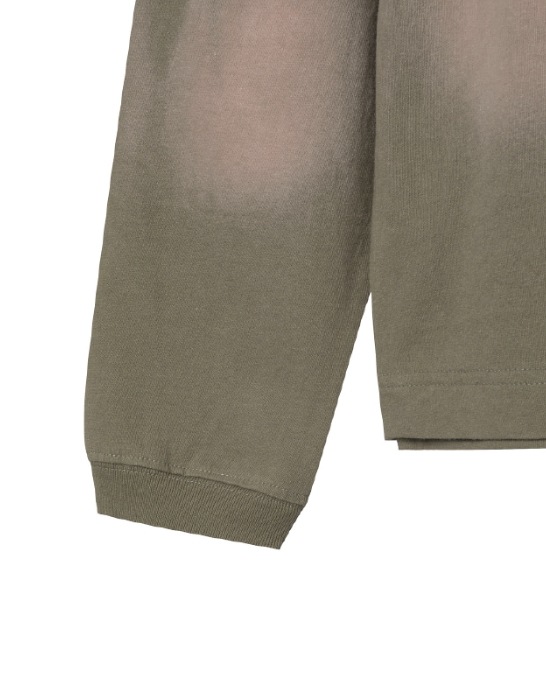 Tシャツ・カットソー [AEAE]FADED LAYERED L/S [SAGE GREEN] [FADED LAYERED L/S aeae】 FADED LAYERED L/S : SAGE GREEN Tシャツ・カットソー