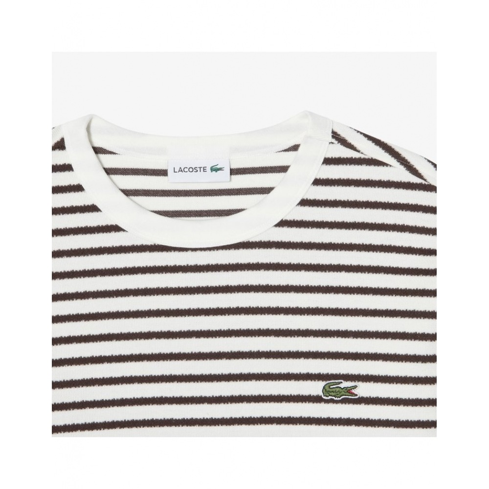 ラコステメンズロングスリーブストライプ T シャツ TH267E-54N BZD ラコステメンズロングスリーブストライプ T シャツ TH267E-54N BZD