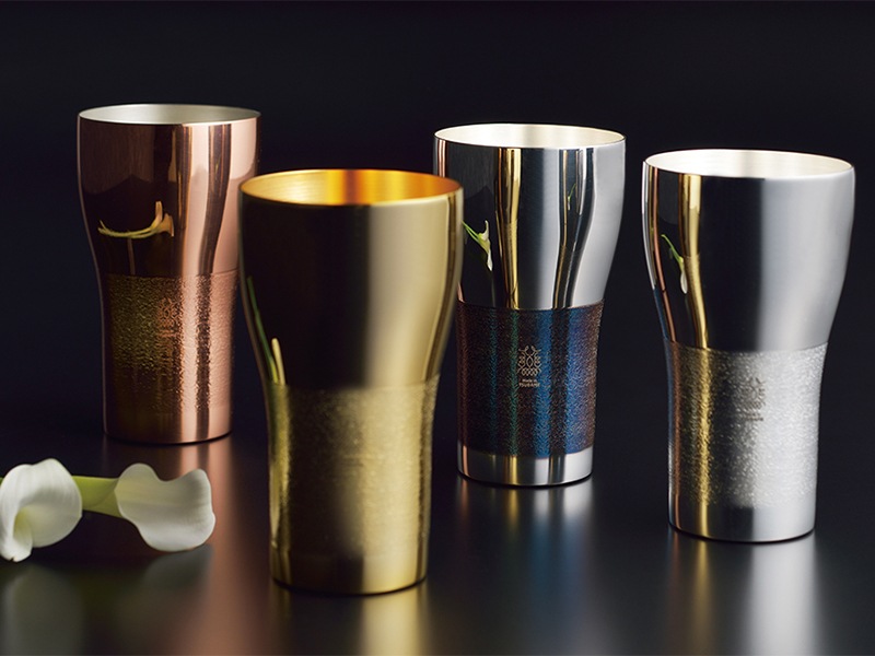 「輝」純銅ビアタンブラー 銀古美 「輝」純銅ビアタンブラー 銀古美