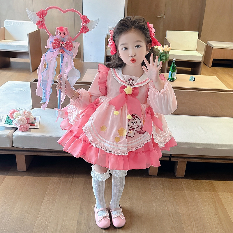 女の子ロリータロリータハロウィンドレスコスドレスプリンセスドレスキッズドレス