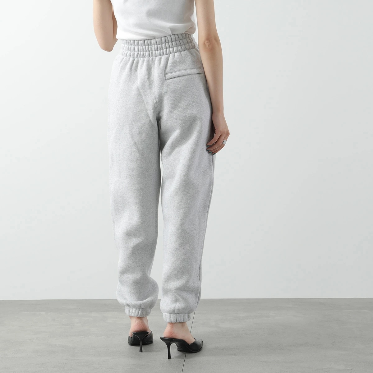 ALEXANDER WANG アレキサンダーワン スウェットパンツ 4CC3224348 レディース パフロゴ 裏起毛 カラー2色