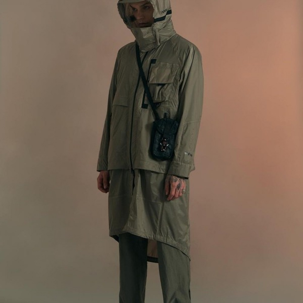 [Bobcat] メソソフトシェル 2way ジャケット-ベージュ