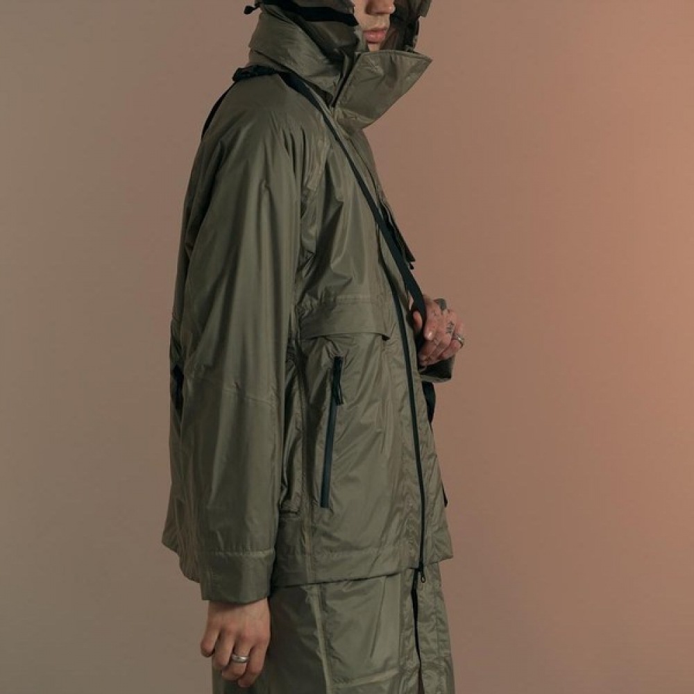 [Bobcat] メソソフトシェル 2way ジャケット-ベージュ