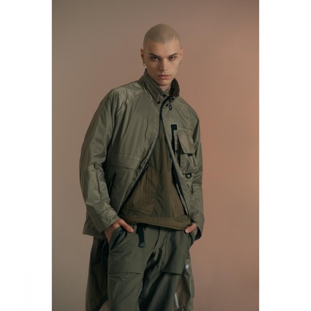 [Bobcat] メソソフトシェル 2way ジャケット-ベージュ