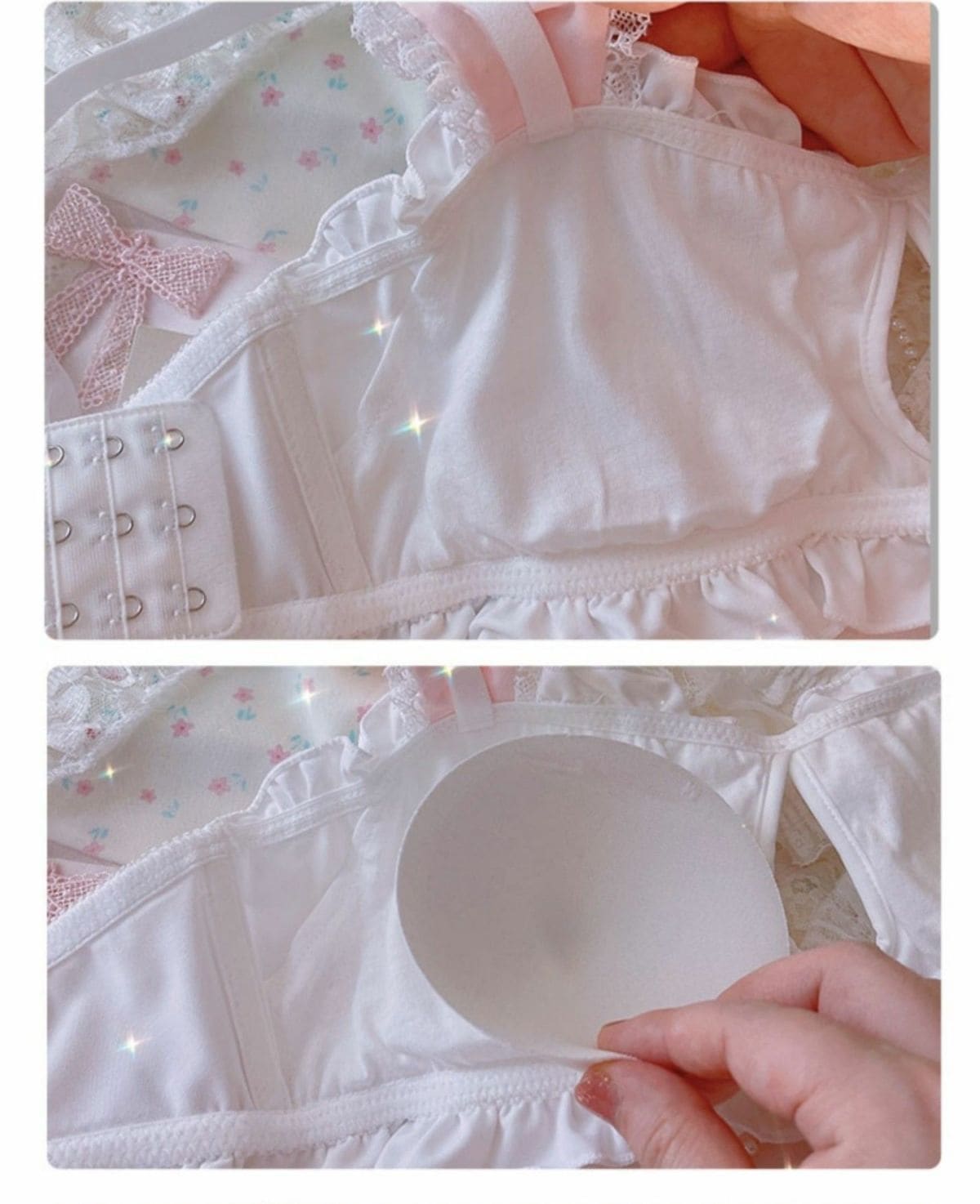 ロリータ うさみみ ガーリー スタイル 純情 フリル かわいい 下着 セクシー ブトップ ブラ セット