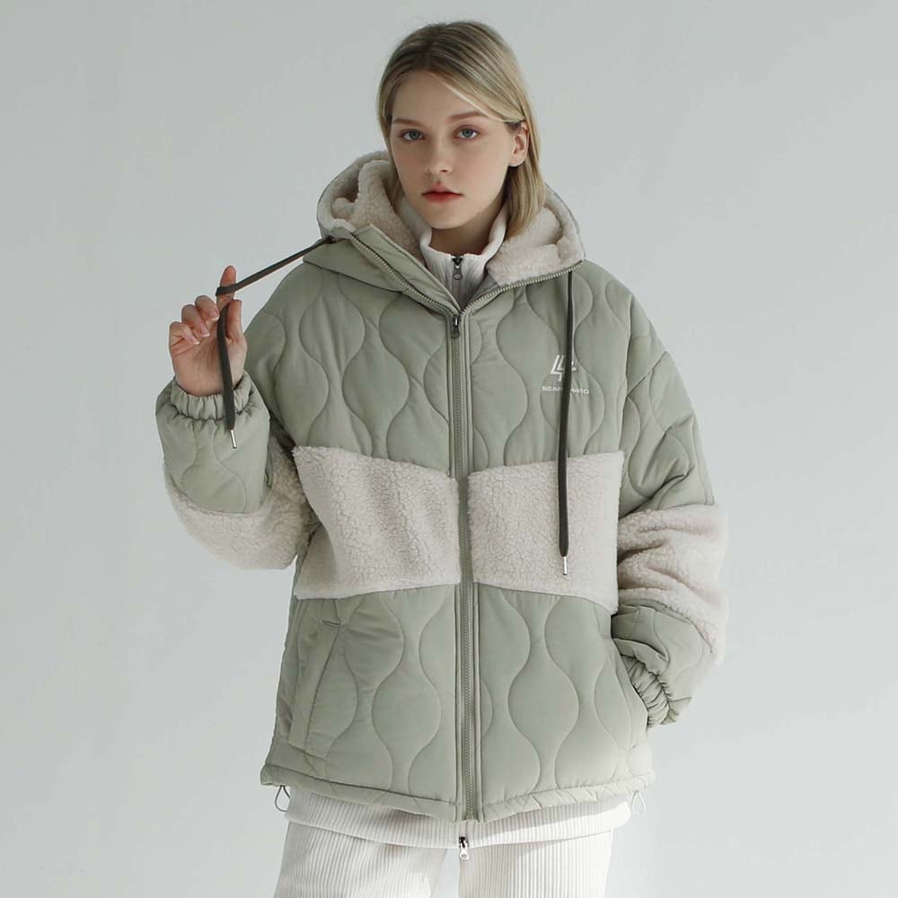 [男女共用]ヘビーボアキルティングフードジャケット