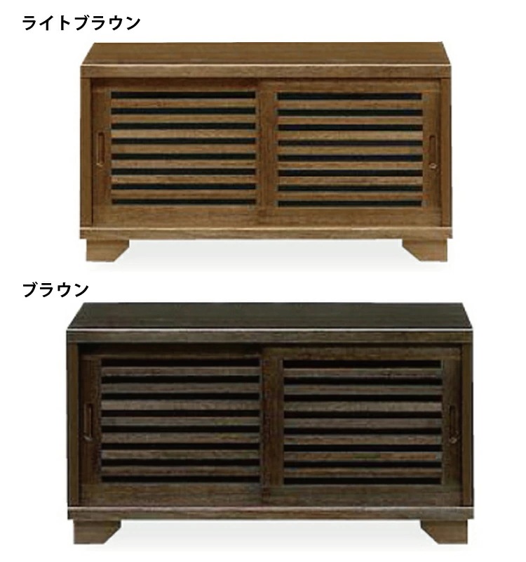 【国産 】和風モダンデザイン木製ローボード 幅90cm 浮造り仕上げの桐材を使用 tlb0063