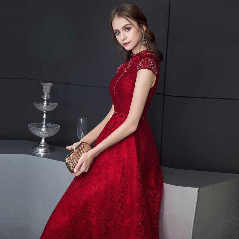 送料無料 パーティードレス 結婚式 ワンピース longdress ロングドレス 詰襟 ワンピース ノースリーブ ウェディングドレス ウエディング ドレス 二次会 花嫁 ブライズメイド お呼ばれ ワン