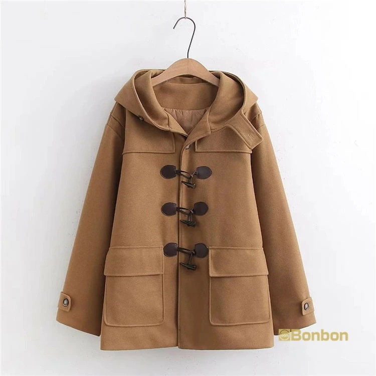 スクールコート 学生服 女子 ダッフルコート 学生 制服 コート スクールウェア 通学 無地 秋冬 厚手 高校生 中学生 ミディアム丈 アウター 暖かい