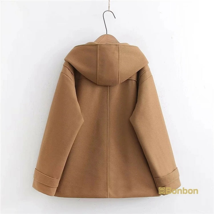 スクールコート 学生服 女子 ダッフルコート 学生 制服 コート スクールウェア 通学 無地 秋冬 厚手 高校生 中学生 ミディアム丈 アウター 暖かい