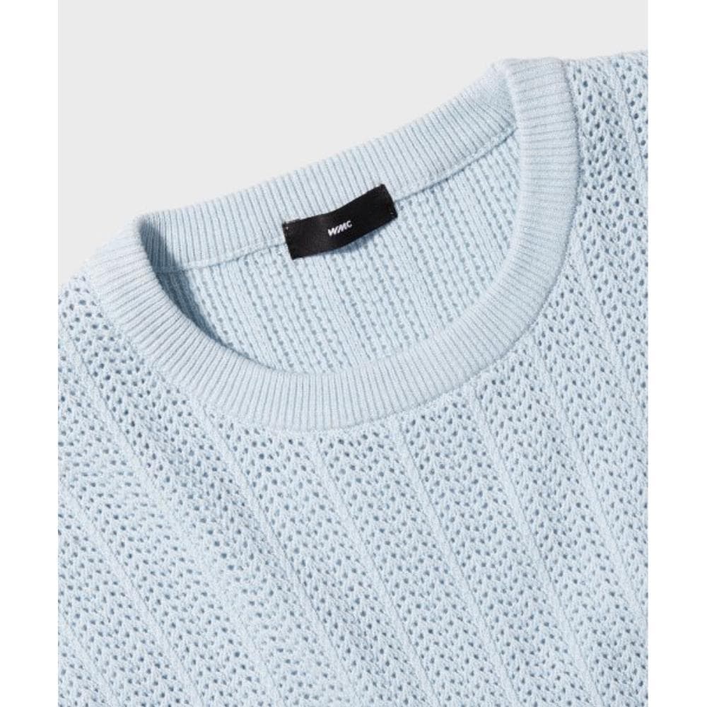 WMC Skashi Mesh Round Knit BABY BLUE O-MOBBL3M41151