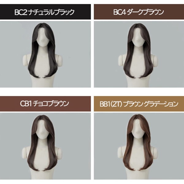 Qoo10] ピンクエイジ セミ手植えフルウィッグ) セミレイヤード