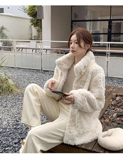 オーダーメイド 毛皮 コート 13 中古 アウター ファッション レディース 毛皮 コート（レディースファッション）の通販