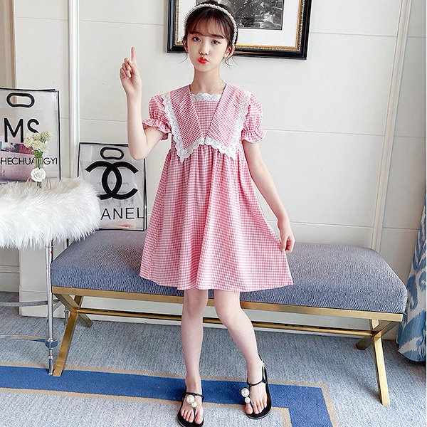 Qoo10] 超人気SM 子供服 ワンピース ピンク