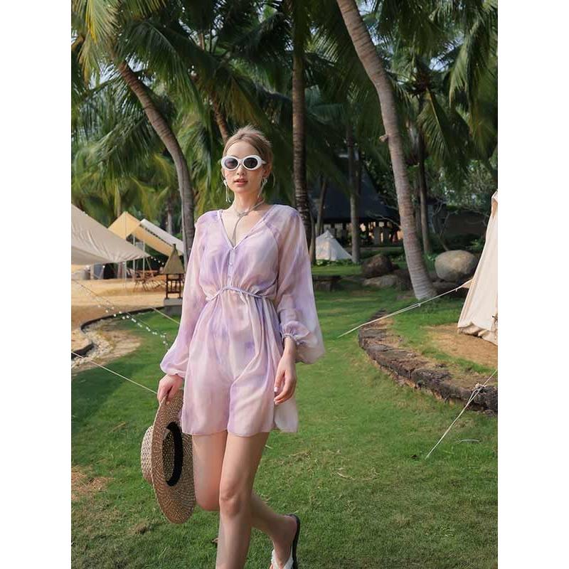 【1～3日で出荷】水着 レディース 体型カバー タンキニ 水着 UVカット ワンピース ぽっちゃり 大きいサイズ かわいい ショートパンツ 着痩せ パッド付 ビーチ 海デート 韓国風