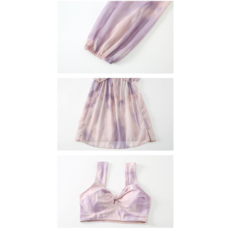 【1～3日で出荷】水着 レディース 体型カバー タンキニ 水着 UVカット ワンピース ぽっちゃり 大きいサイズ かわいい ショートパンツ 着痩せ パッド付 ビーチ 海デート 韓国風