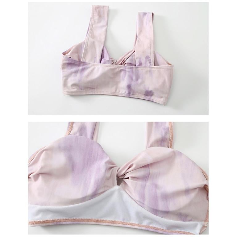 【1～3日で出荷】水着 レディース 体型カバー タンキニ 水着 UVカット ワンピース ぽっちゃり 大きいサイズ かわいい ショートパンツ 着痩せ パッド付 ビーチ 海デート 韓国風