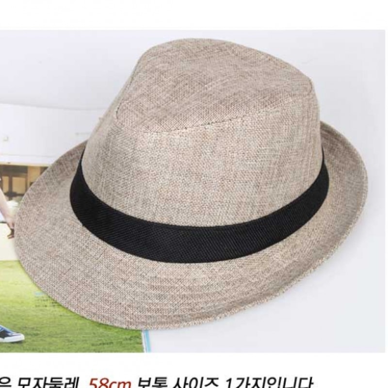 (ニナスパリ) ボカシリネンマタッチメンズフェドラミディアムカット (9SS146)