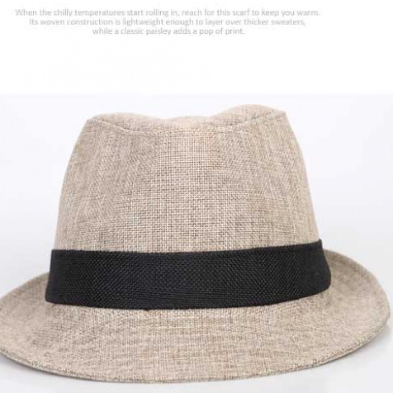 (ニナスパリ) ボカシリネンマタッチメンズフェドラミディアムカット (9SS146)