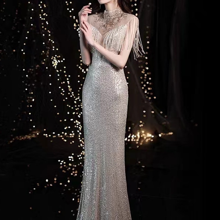 ドレス 衣装 ドレスワンピース イブニングドレス 袖なし ハイネック タイト ビジュー キラキラ マーメイドスカート 胸元 ロング丈 バックシャン ステージドレス 発表会 大人可愛い きれいめ ドレス 衣装 ドレスワンピース イブニングドレス 袖なし ハイネック タイト ビジュー キラキラ マーメイドスカート 胸元 ロング丈 バックシャン ステージドレス 発表会 大人可愛い きれいめ