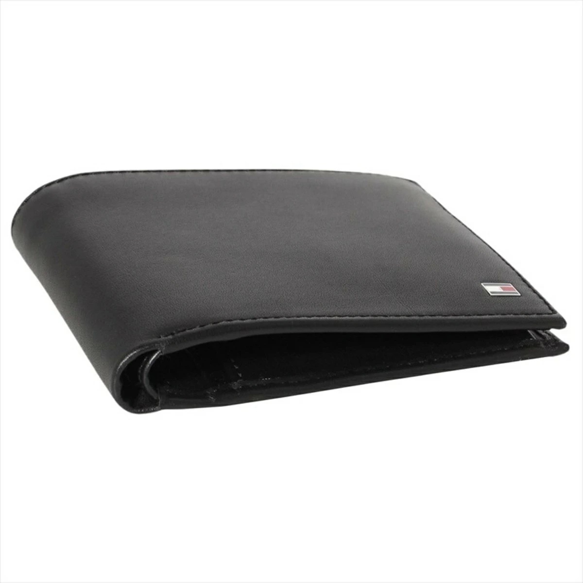 TOMMY HILFIGER AM0A00651-002-BK トミー ヒルフィガー 二折財布小銭入付 カーフスキンレザー ブラック TOMMY HILFIGER AM0A00651-002-BK トミー ヒルフィガー 二折財布小銭入付 カーフスキンレザー ブラック