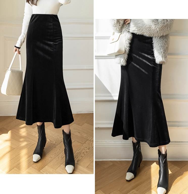 スカート タイトスカート マーメイドスカート ロングスカート ミモレ スリム 細身 マーメイド バックファスナー 中厚手 ベロア 大人可愛い きれいめ シンプル 上品 こなれ感 ガーリー カジュアル スカート タイトスカート マーメイドスカート ロングスカート ミモレ スリム 細身 マーメイド バックファスナー 中厚手 ベロア 大人可愛い きれいめ シンプル 上品 こなれ感 ガーリー カジュアル