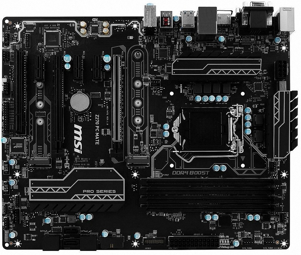 MSI Z270 PC MATE LGA 1151 Intel Z270 HDMI SATA 6Gb/s USB 3.1 ATX Intel Motherboard mdprevattcaulkingandwaterproofing.com