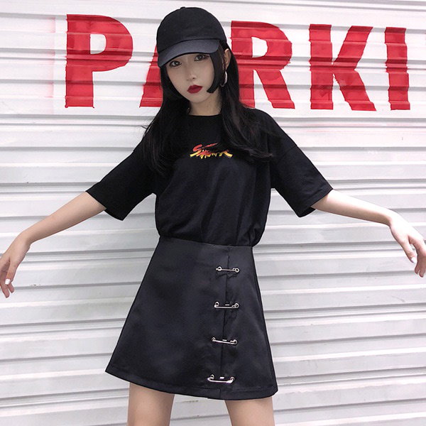 Qoo10] 3日以内に発送安全ピンがハードなアシンメ